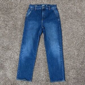 Old Navy Blue Straight Leg Jeans Timeless Fit